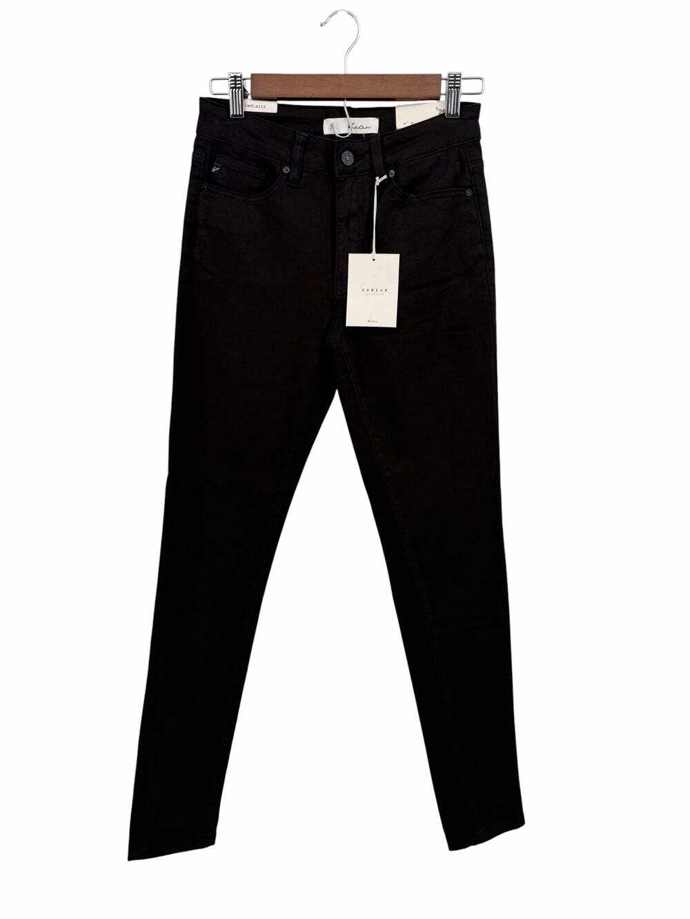 KANCAN Gemma High Rise Black Skinny Jeans Women's 5/26 NWT Stretch